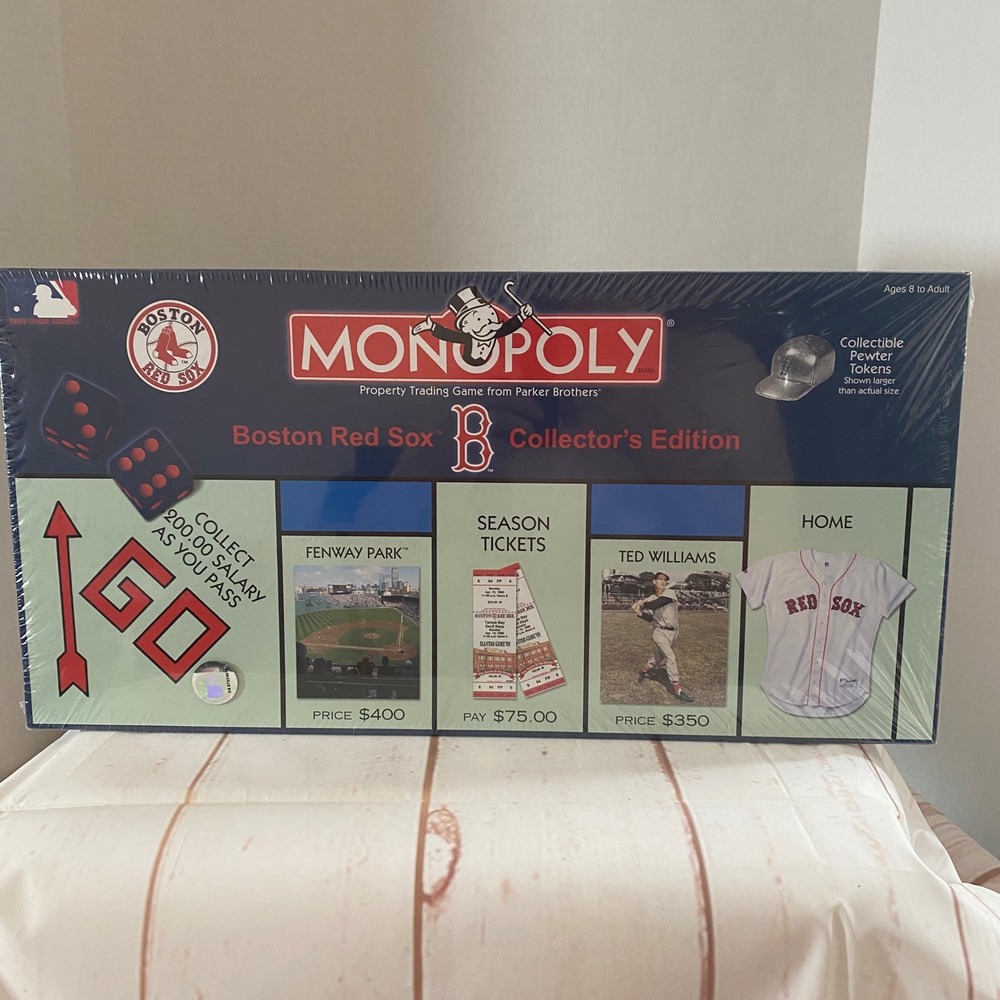 Monopoly Boston Red Sox Collectors Edition Board Game MLB USAopoly New Sealed